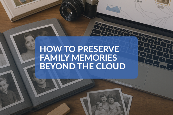 How to Preserve Family Memories Beyond the Cloud How to Preserve Family Memories Beyond the Cloud